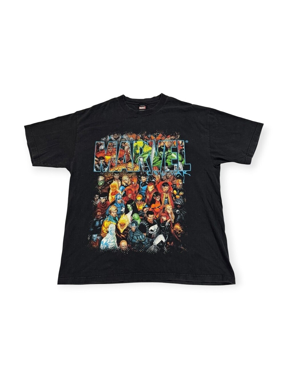 Vintage Marvel Civil War Shirt XL Mad Engine Comic Promo Avengers SpiderMan